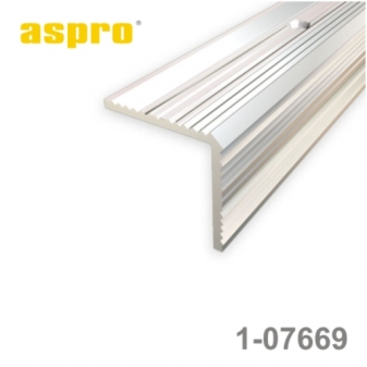 Hliníkový schodiskový uholníkový profil ASPRO 1-07669