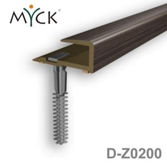 Špecializovaná schodová lišta z PVC MYCK D-Z0200